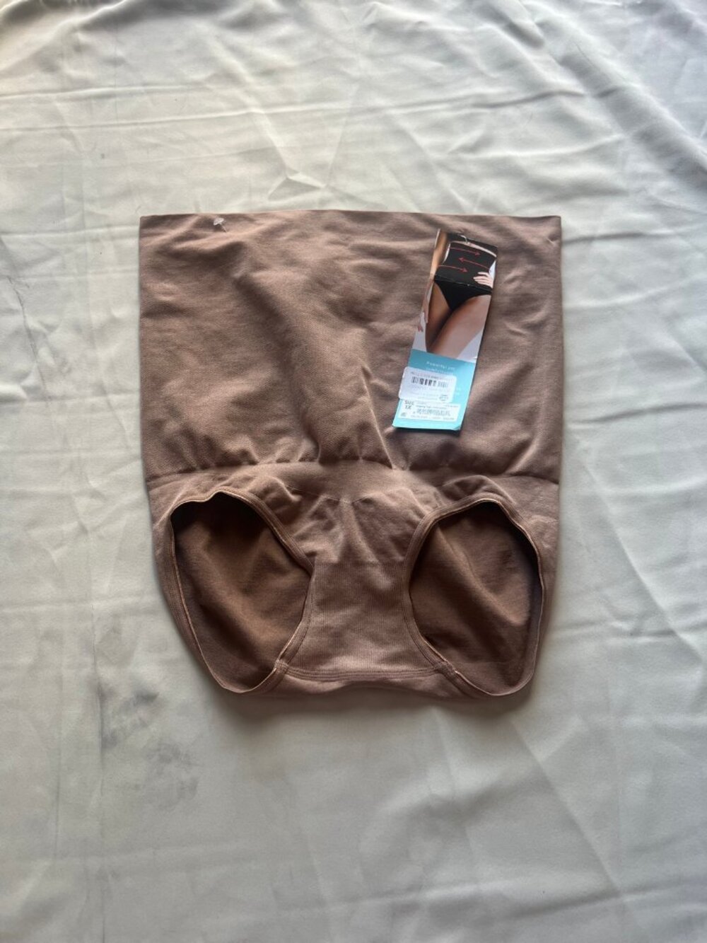 Assets By Spanx Shaping High Waist Panty Cafe Au Lait Size 1X NWT